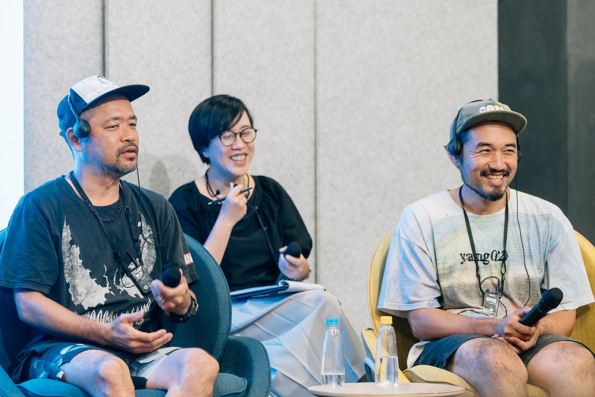 2025臺北藝術節/演算混亂機器人/910(三) 北藝人物謝豐嶸、Contact Gonzo、yang02：《演算混亂ㄐㄧㄑㄧˋㄖㄣˊ》 人類與AI解說猿的大對決/小檔/3R4A7287